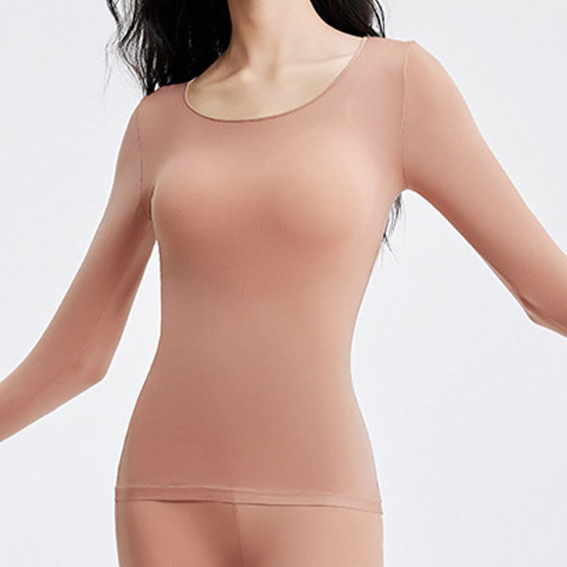 Plusock High Stretch Base Layer Top - Pink - XL - image 14