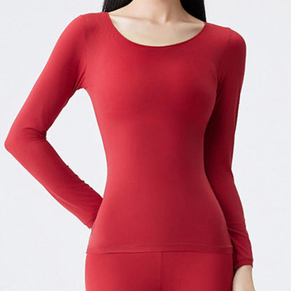 Plusock High Stretch Base Layer Top - Red - XL - image 13