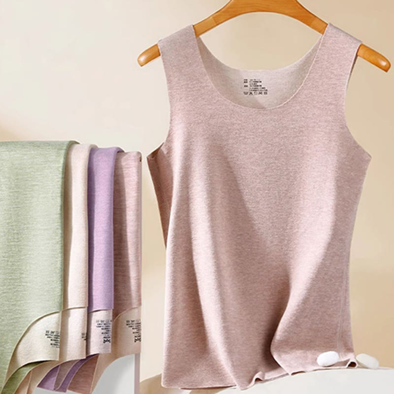 Plusock Seamless U Neck Stretch Base Layer Vest - image 5