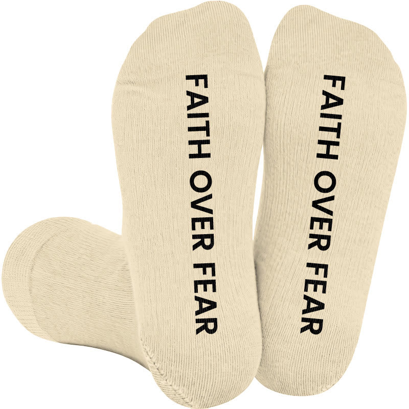 Plusock Plus Size Trust In The Lord  Compression Socks(3 Pairs) - Nude(1 Pair) - 4XL - image 2