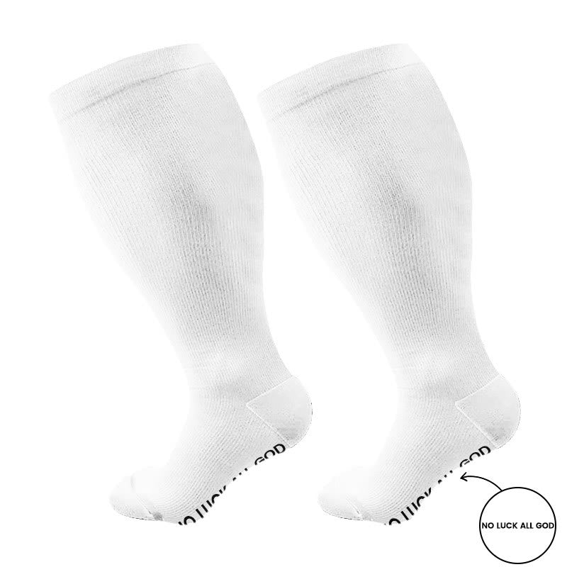 Plusock Plus Size Walk With God Compression Socks(3 Pairs) - image 6