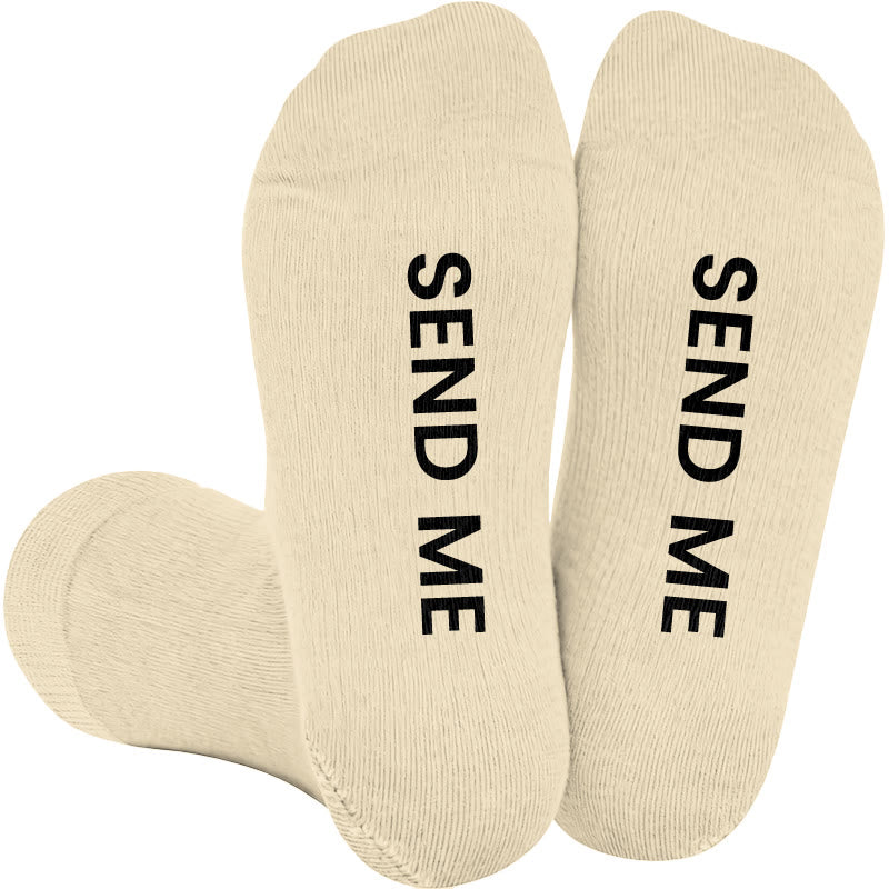 Plusock Plus Size Faith Stronger Compression Socks(3 Pairs) - Nude(1 Pair) - 4XL - image 3