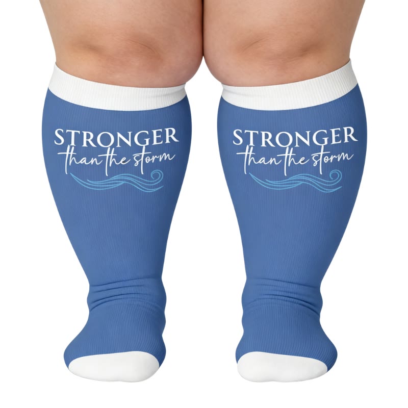 Plusock Plus Size Christian Faith Compression Socks(3 Pairs) - image 4