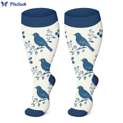 Plusock Plus Size Praise Jesus Compression Socks(3 Pairs) - image 5