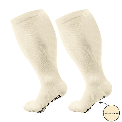 Plusock Plus Size Be The Light Compression Socks(3 Pairs) - image 5