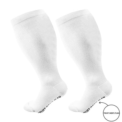 Plusock Plus Size Be The Light Compression Socks(3 Pairs) - image 6