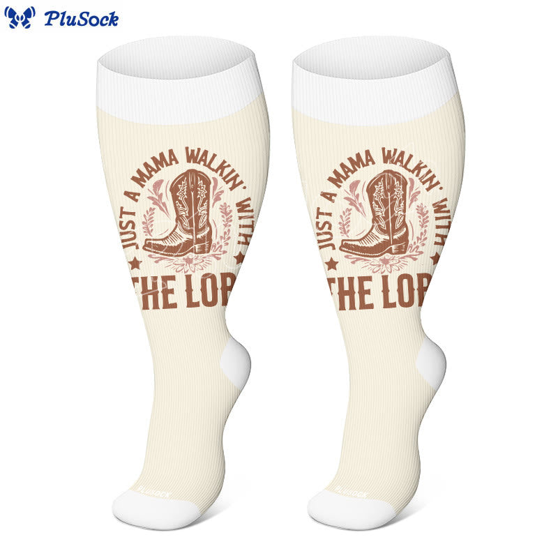 Plusock Plus Size Faith Scripture Compression Socks(3 Pairs) - image 3