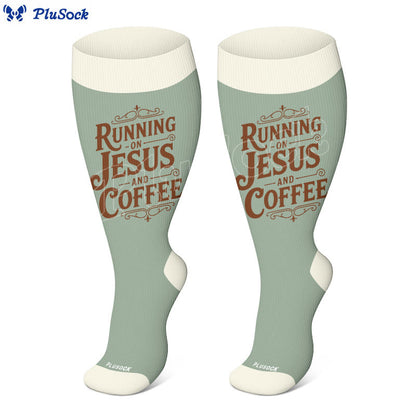 Plusock Plus Size Faith Scripture Compression Socks(3 Pairs) - image 4