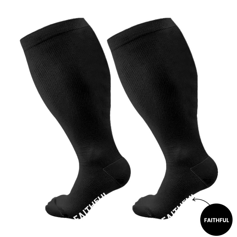 Plusock Plus Size Healed Unashamed Compression Socks(3 Pairs) - image 5