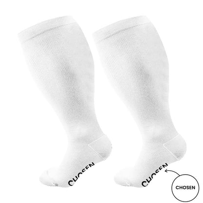 Plusock Plus Size Grateful Chosen Fearless Compression Socks(3 Pairs) - image 5