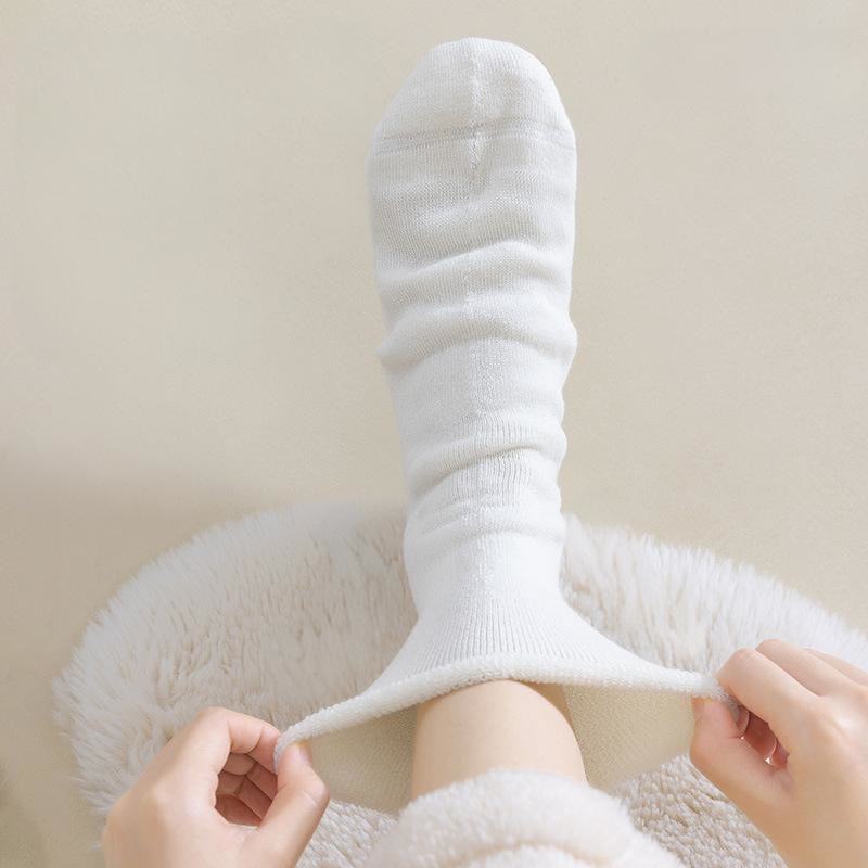 Plusock Plus Size Skin Friendly Bedtime Quarter Socks(2 Pairs) - image 10