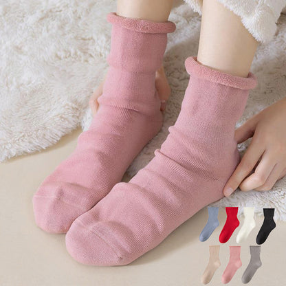 Plusock Plus Size Skin Friendly Bedtime Quarter Socks(2 Pairs) - image 0