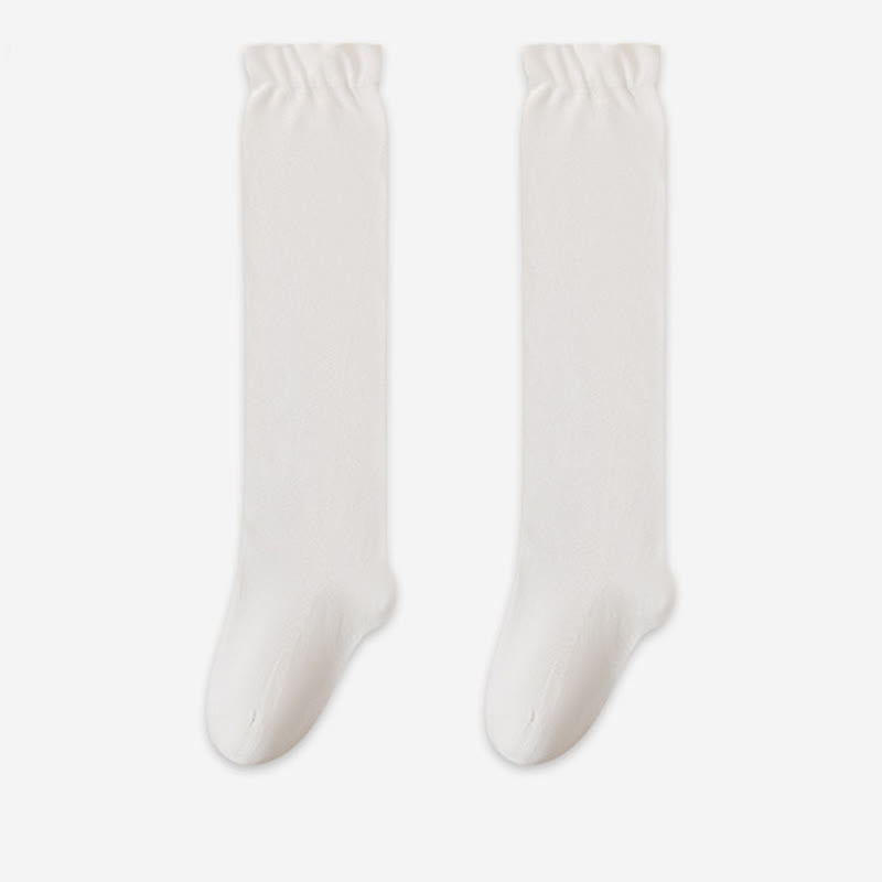 Plusock Breathable Soft Bedtime Knee High Socks(3 Pairs) - White - EU36-39(US3-6) - image 12