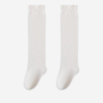 Plusock Breathable Soft Bedtime Knee High Socks(3 Pairs) - White - EU36-39(US3-6) - image 12
