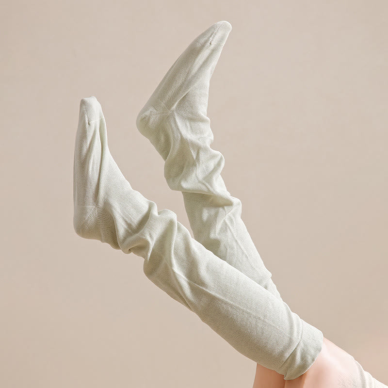 Plusock Breathable Soft Bedtime Knee High Socks(3 Pairs) - image 8