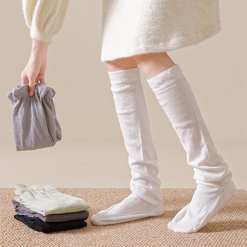 Plusock Breathable Soft Bedtime Knee High Socks(3 Pairs) - image 2