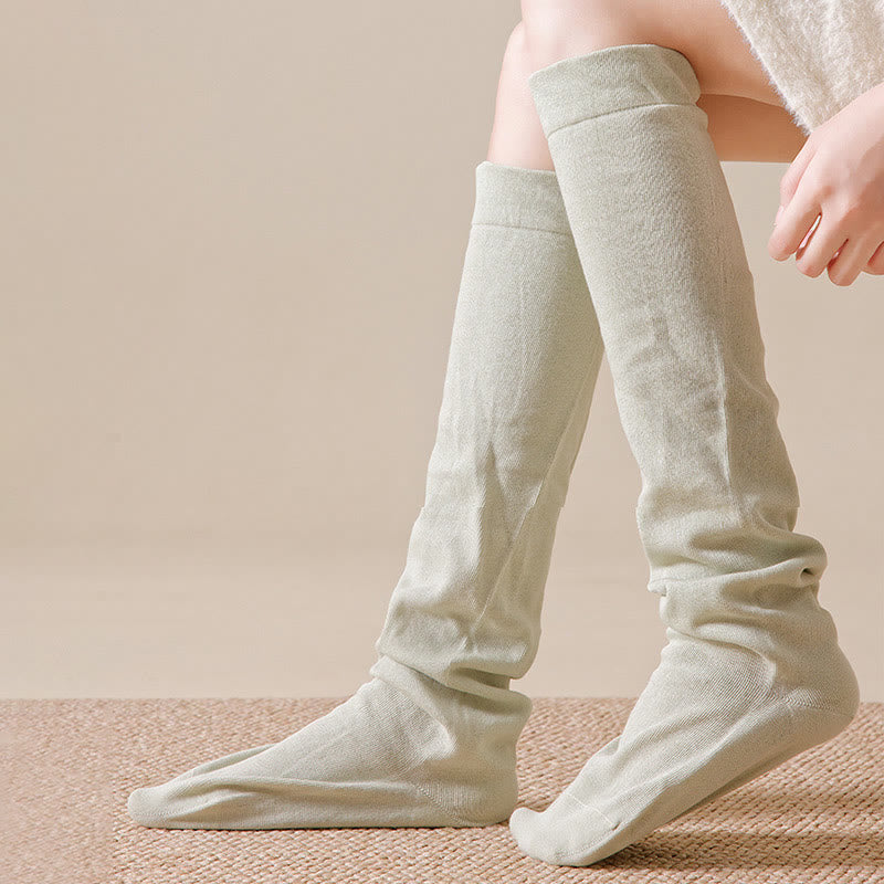 Plusock Breathable Soft Bedtime Knee High Socks(3 Pairs) - image 9