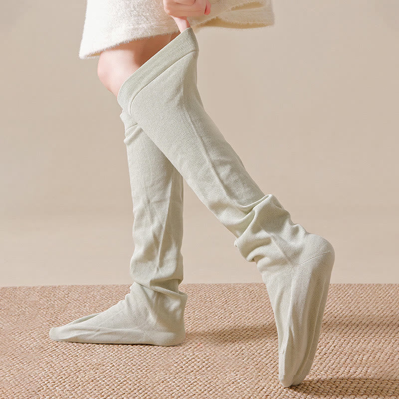 Plusock Breathable Soft Bedtime Knee High Socks(3 Pairs) - image 1