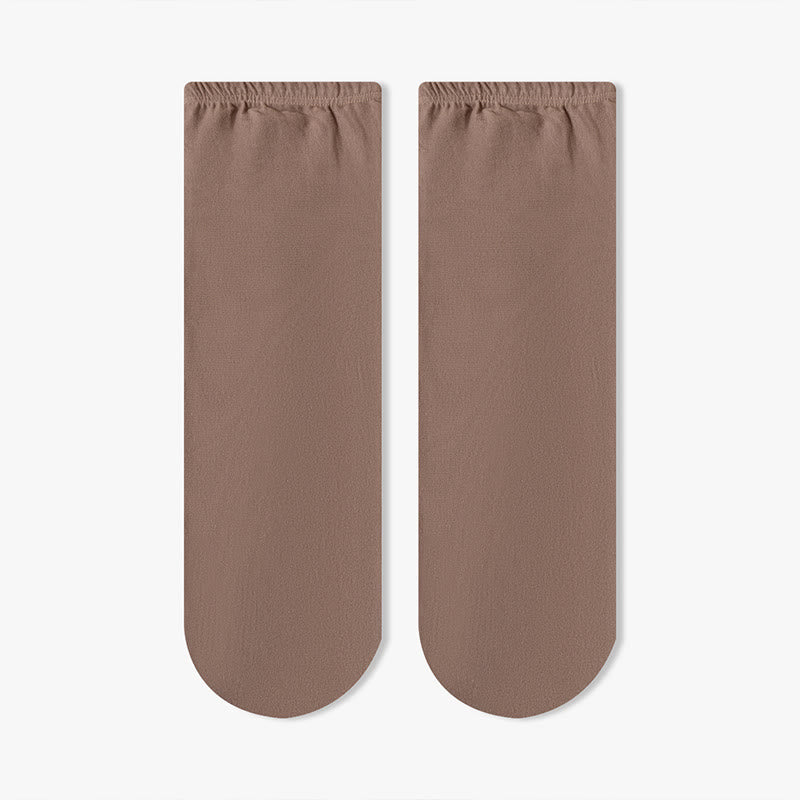 Plusock Anti Static Bedtime Quarter Socks(2 Pairs) - Coffee - EU36-40(US3-7) - image 10