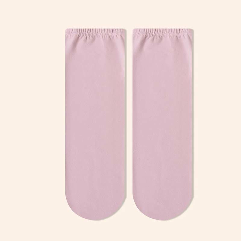 Plusock Soft Warm Bedtime Crew Socks - Pink - EU36-40(US3-7) - image 3