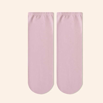 Plusock Soft Warm Bedtime Crew Socks - Pink - EU36-40(US3-7) - image 3