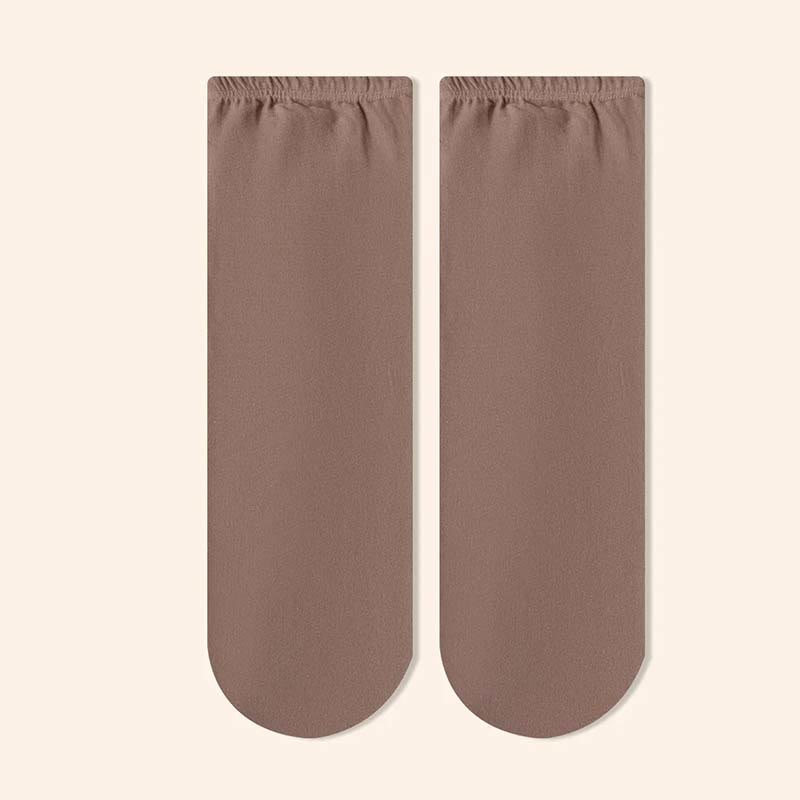 Plusock Soft Warm Bedtime Crew Socks - Coffee - EU36-40(US3-7) - image 6