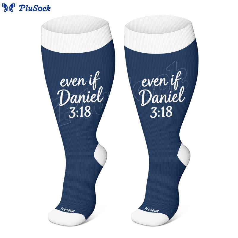 Plusock Plus Size Scripture Faith Compression Socks(3 Pairs) - image 4
