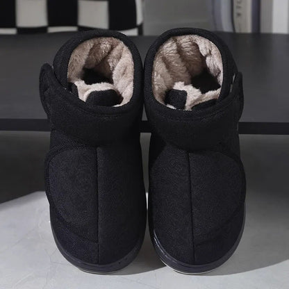 Plusock Plus Size Comfort Stability Slippers - Black - EU46-47(US11-12) - image 6