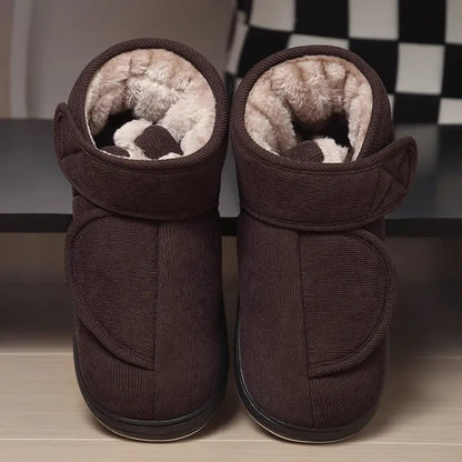 Plusock Plus Size Comfort Stability Slippers - Brown - EU46-47(US11-12) - image 9