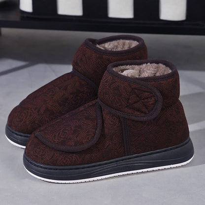 Plusock Plus Size Floral Print Slippers - image 9