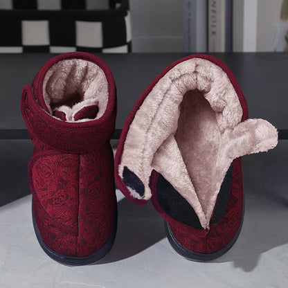 Plusock Plus Size Floral Print Slippers - image 7