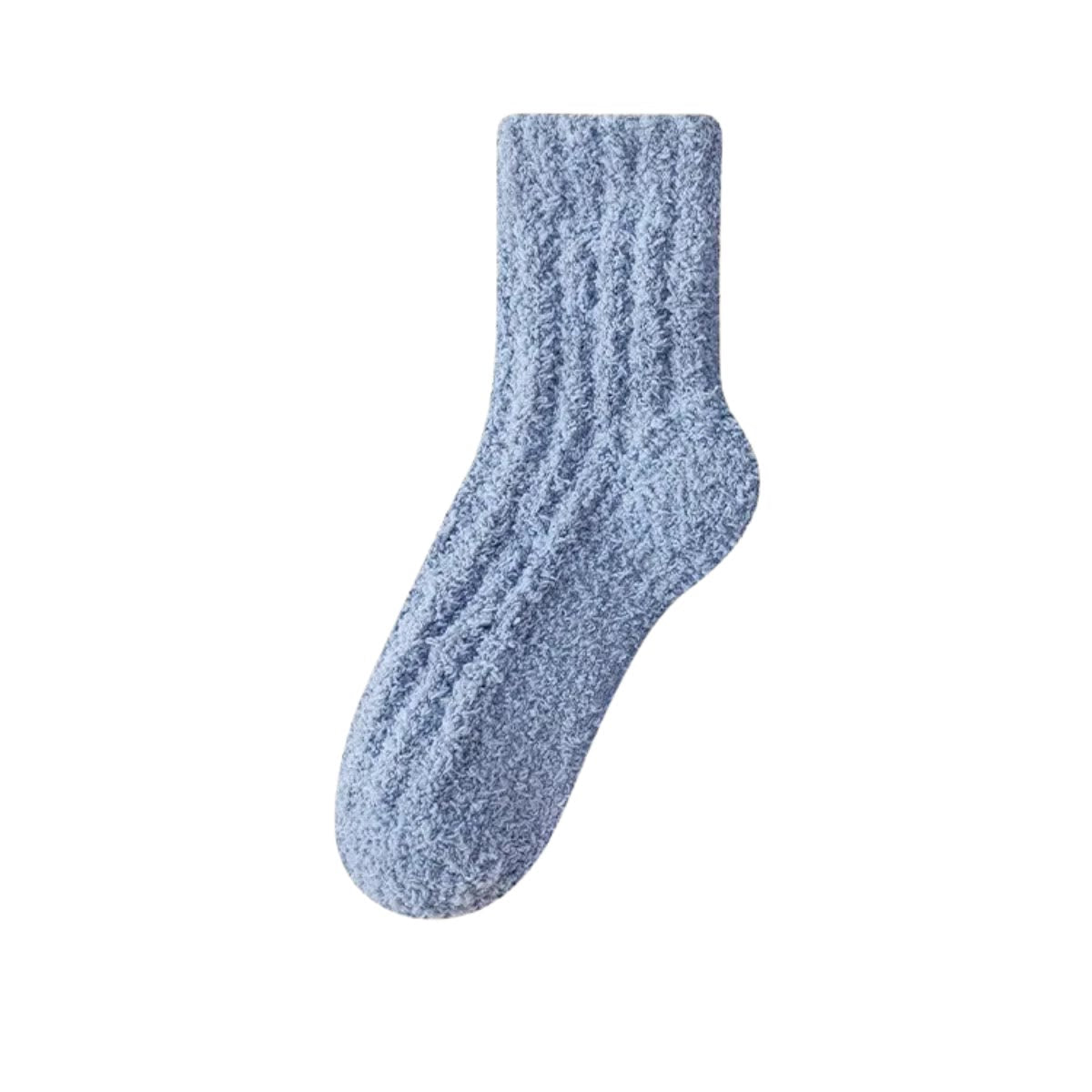 Plusock Solid Color Sleep Socks - Blue - EU43-48(US9-13) - image 20
