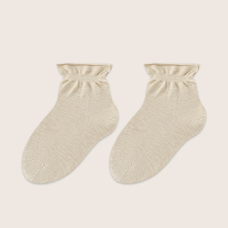 Plusock All Night Comfort Sleep Socks(5 Pairs) - Apricot - EU36-39(US3-6) - image 12