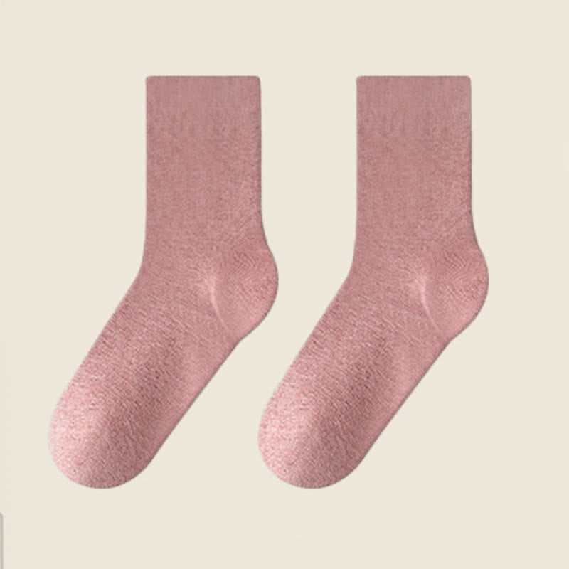 Plusock Soft Essential Oils Gel Heel Care Sleep Socks(3 Pairs) - Pink - EU38-44(US5-10) - image 9