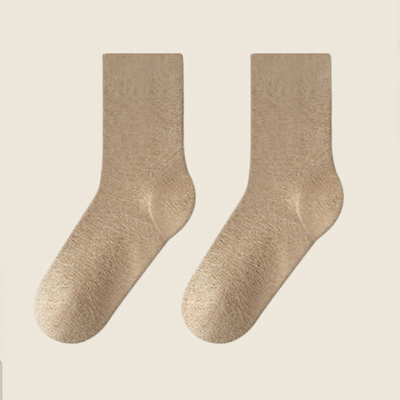 Plusock Soft Essential Oils Gel Heel Care Sleep Socks(3 Pairs) - Khaki - EU38-44(US5-10) - image 8