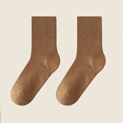 Plusock Soft Essential Oils Gel Heel Care Sleep Socks(3 Pairs) - Coffee - EU38-44(US5-10) - image 12
