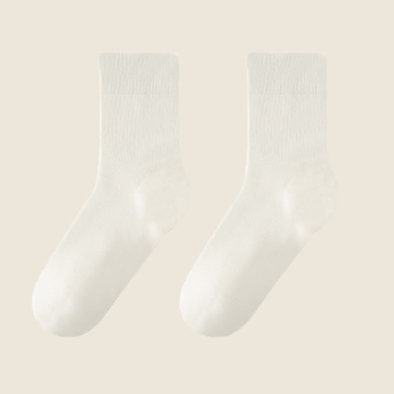 Plusock Soft Essential Oils Gel Heel Care Sleep Socks(3 Pairs) - Beige - EU38-44(US5-10) - image 10