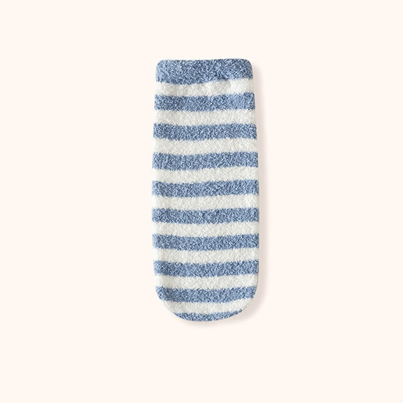 Plusock Wide stripes Sleep Socks(3 Pairs) - Blue - EU36-42(US3-8.5) - image 14