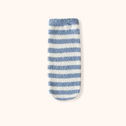 Plusock Wide stripes Sleep Socks(3 Pairs) - Blue - EU36-42(US3-8.5) - image 14