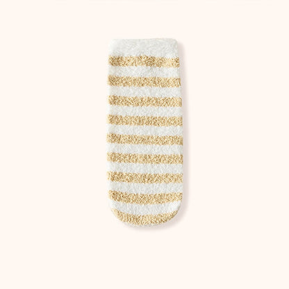 Plusock Wide stripes Sleep Socks(3 Pairs) - Yellow - EU36-42(US3-8.5) - image 17