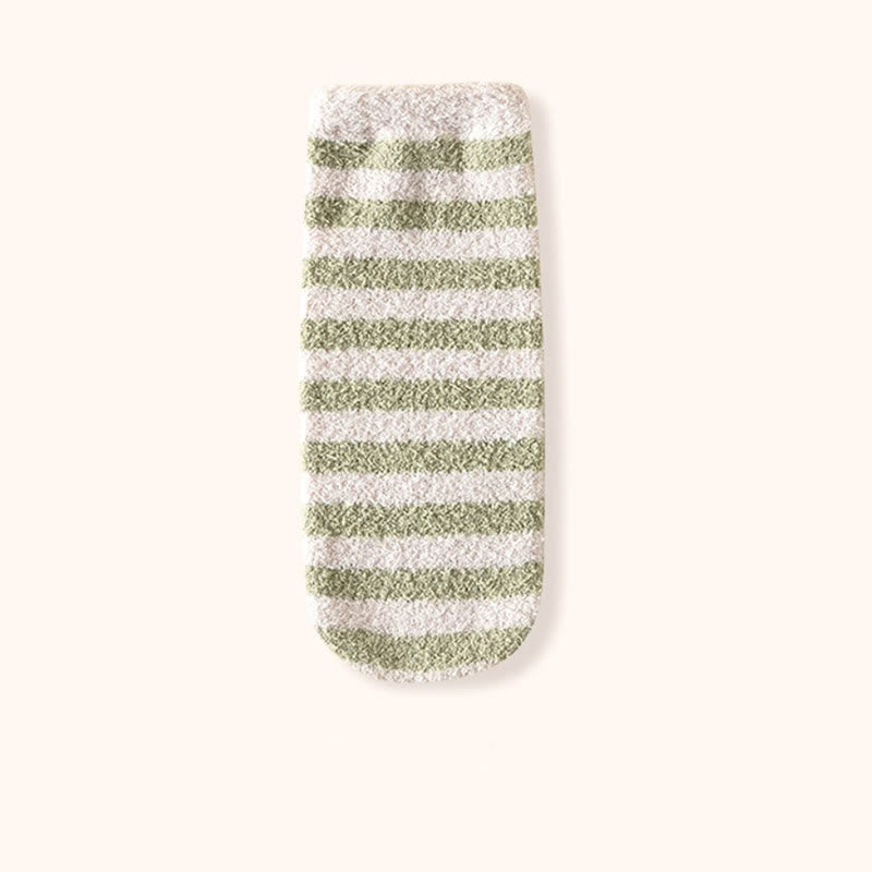 Plusock Wide stripes Sleep Socks(3 Pairs) - Green - EU36-42(US3-8.5) - image 13