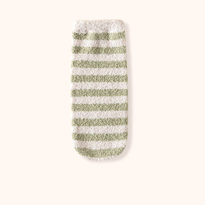 Plusock Wide stripes Sleep Socks(3 Pairs) - Green - EU36-42(US3-8.5) - image 13
