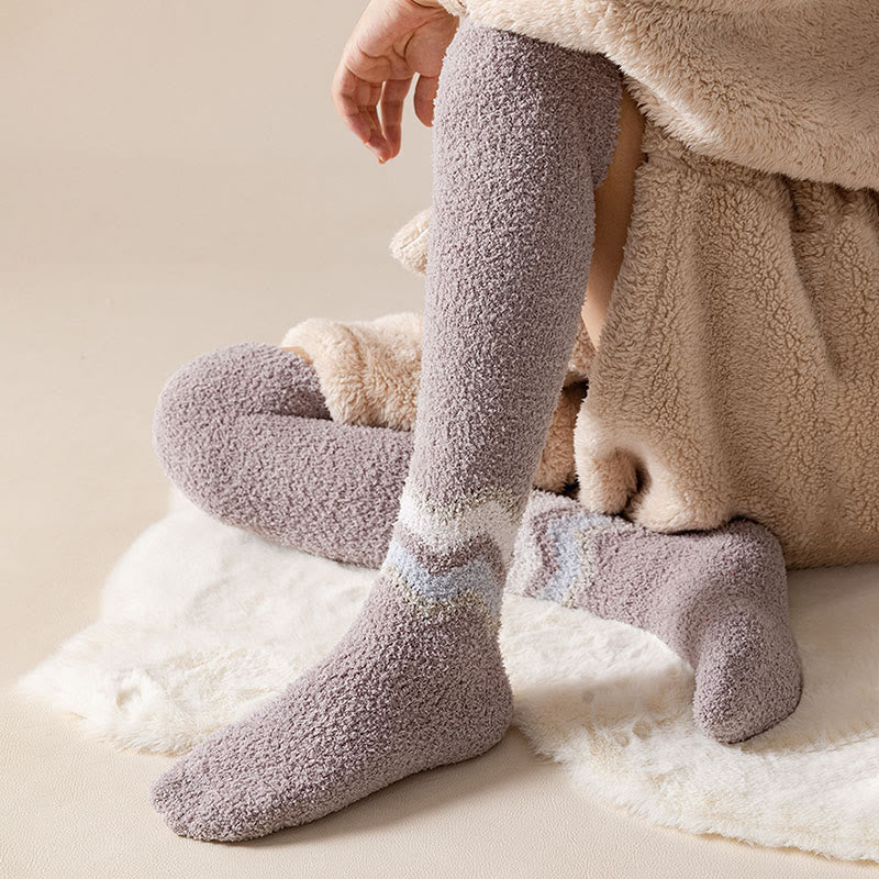Plusock Knee High Cozy Sleep Socks(2 Pairs) - image 10