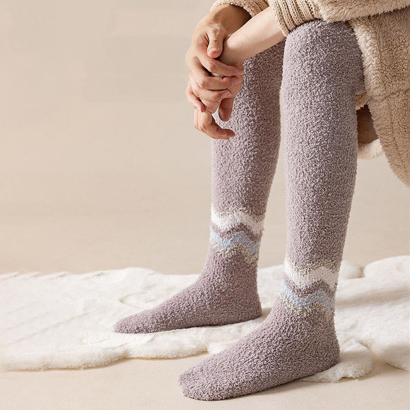 Plusock Knee High Cozy Sleep Socks(2 Pairs) - image 11