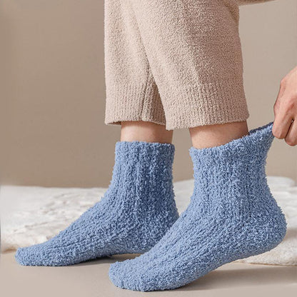 Plusock Coral fleece Winter Sleep Socks(7 Pairs) - image 4