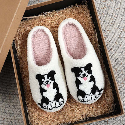Plusock Plus Size Border Collie Slippers - image 2