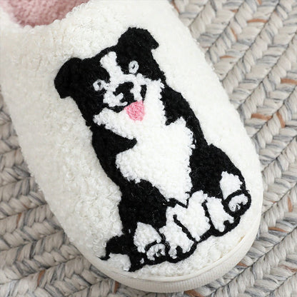 Plusock Plus Size Border Collie Slippers - image 1