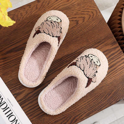 Plusock Plus Size Bull Head Slippers - Khaki - EU44-45(US10-11) - image 6