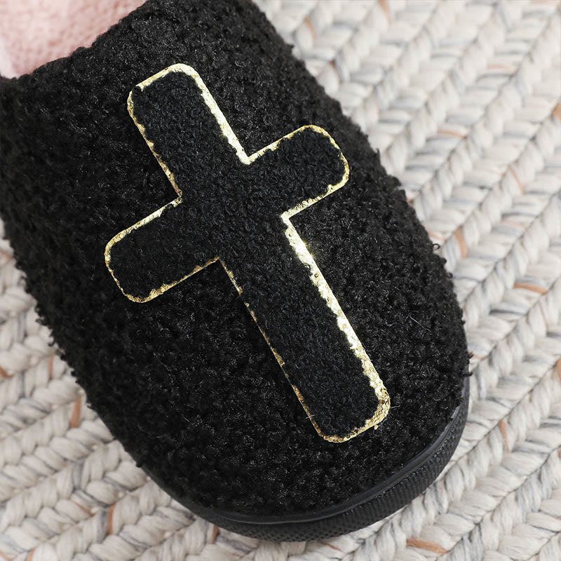 Plusock Plus Size Skull Crossbones Slippers - image 2