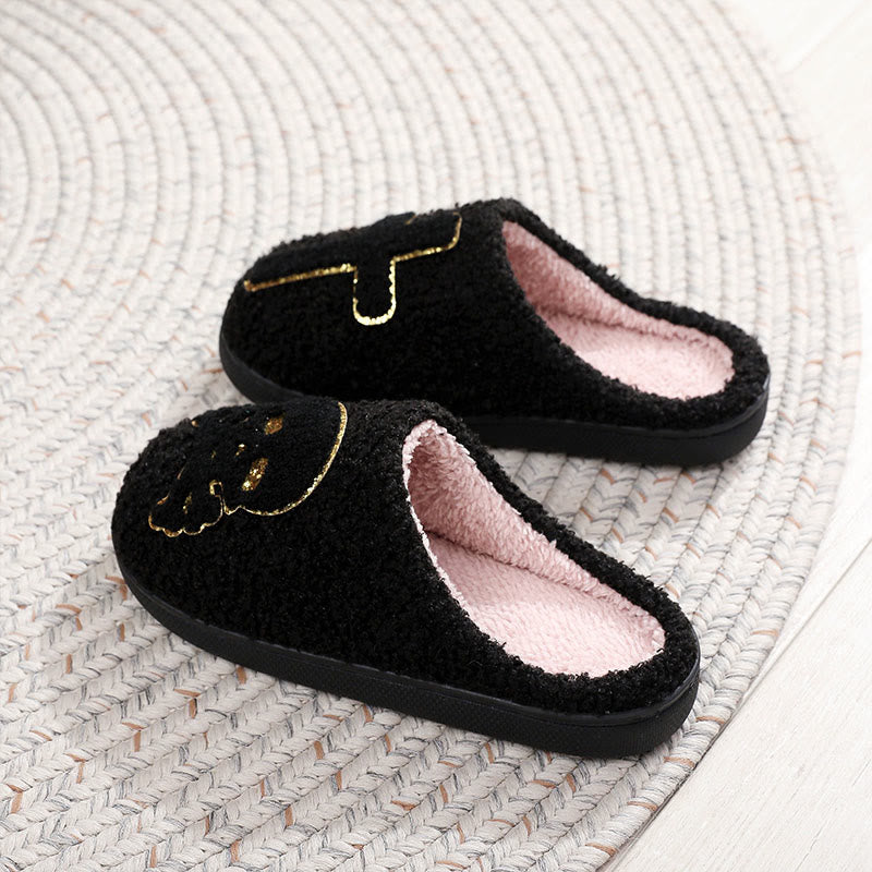 Plusock Plus Size Skull Crossbones Slippers - image 5